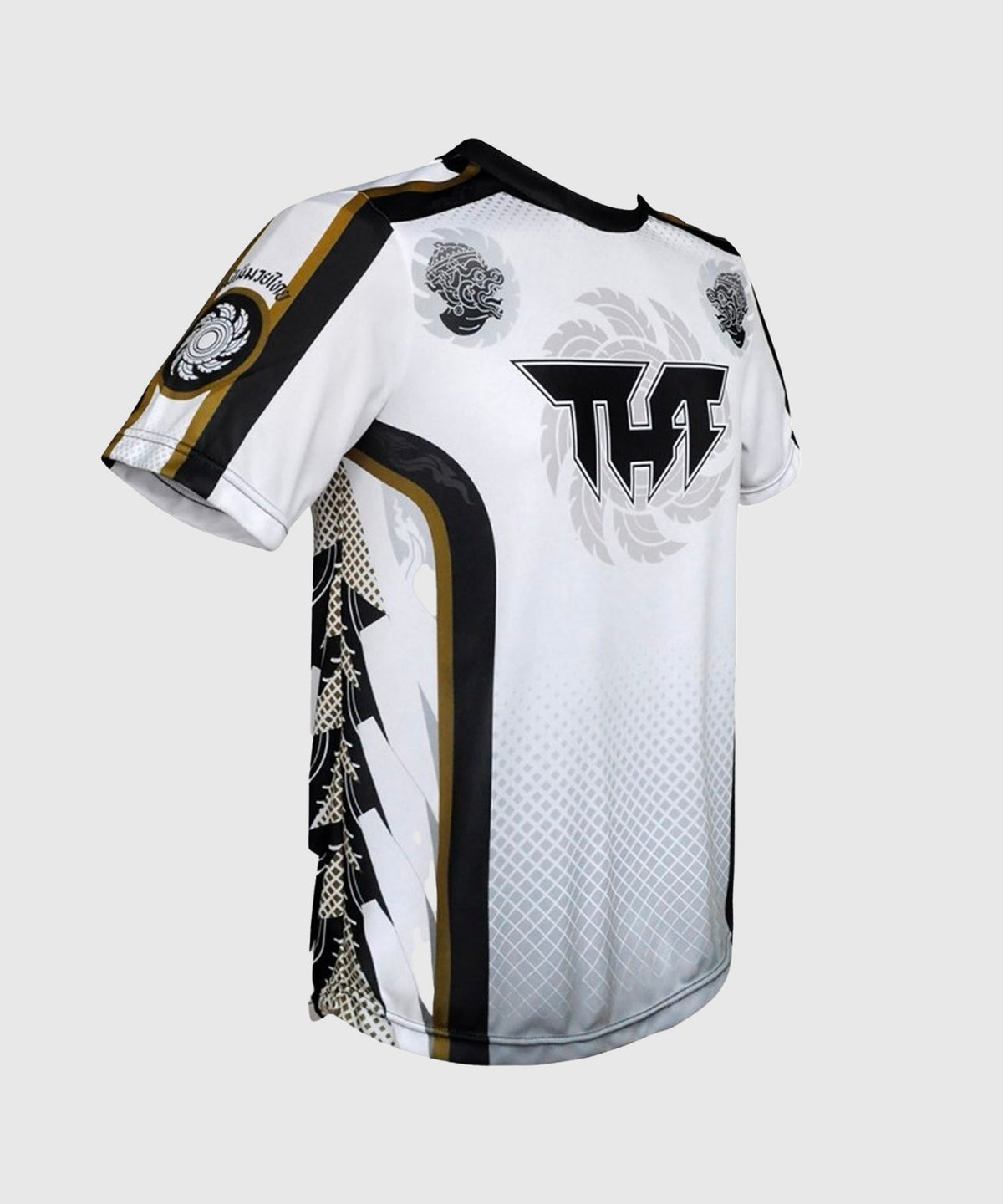 T-Shirt Dry Fit Tuff Twin Hanuman Heads - Blanc
