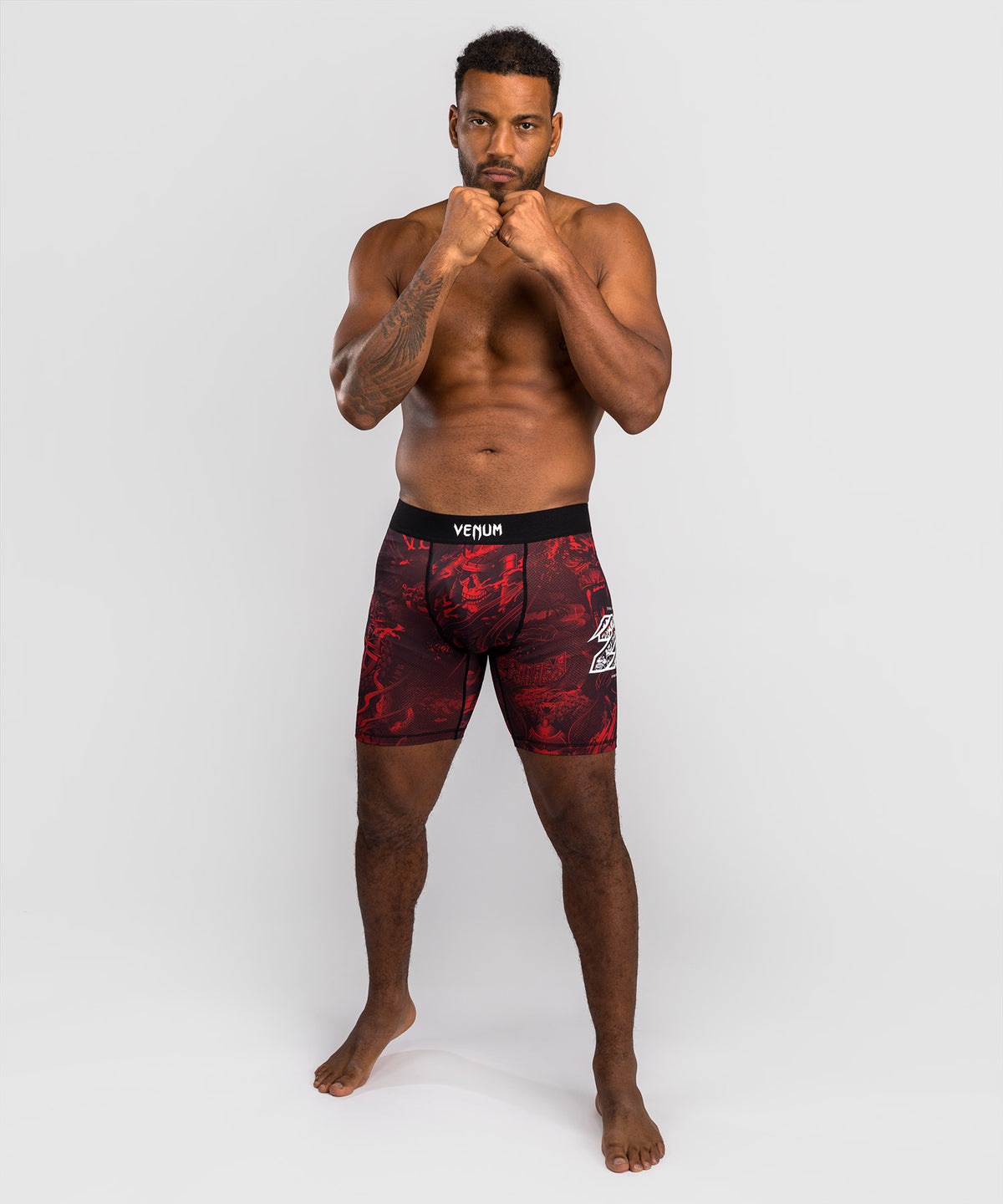 Venum 20th Anniversary Pantaloncini a Compressione - Nero/Rosso