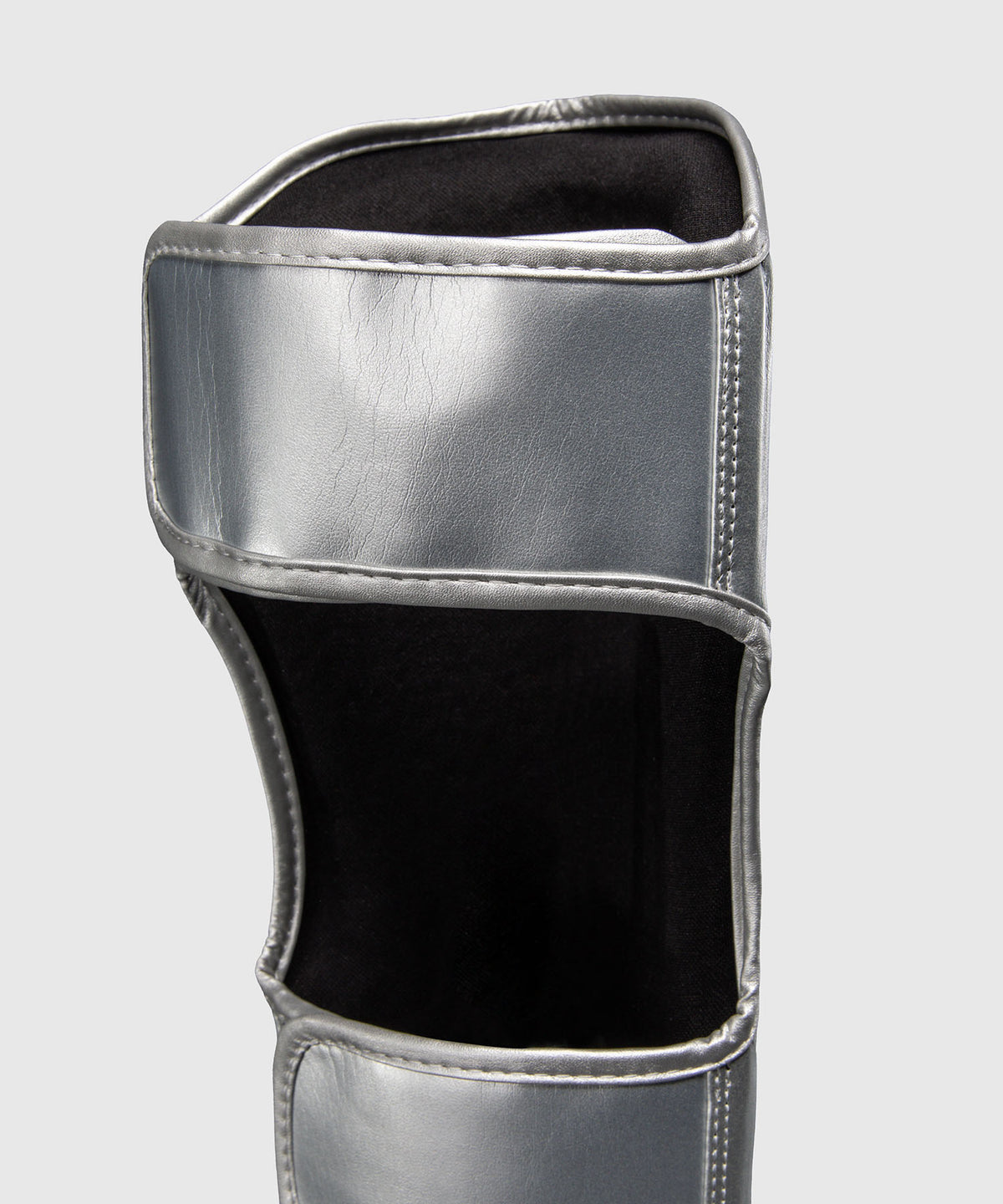 Ringhorns Charger by Venum Shin Guards - Silver/Black