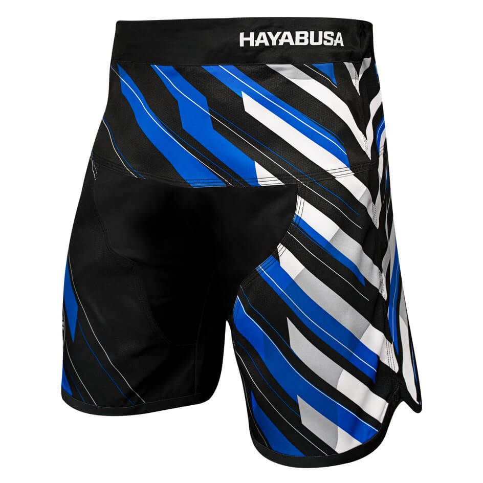 Short de MMA Hayabusa Jiu Jitsu Metaru Charged - Noir/Bleu