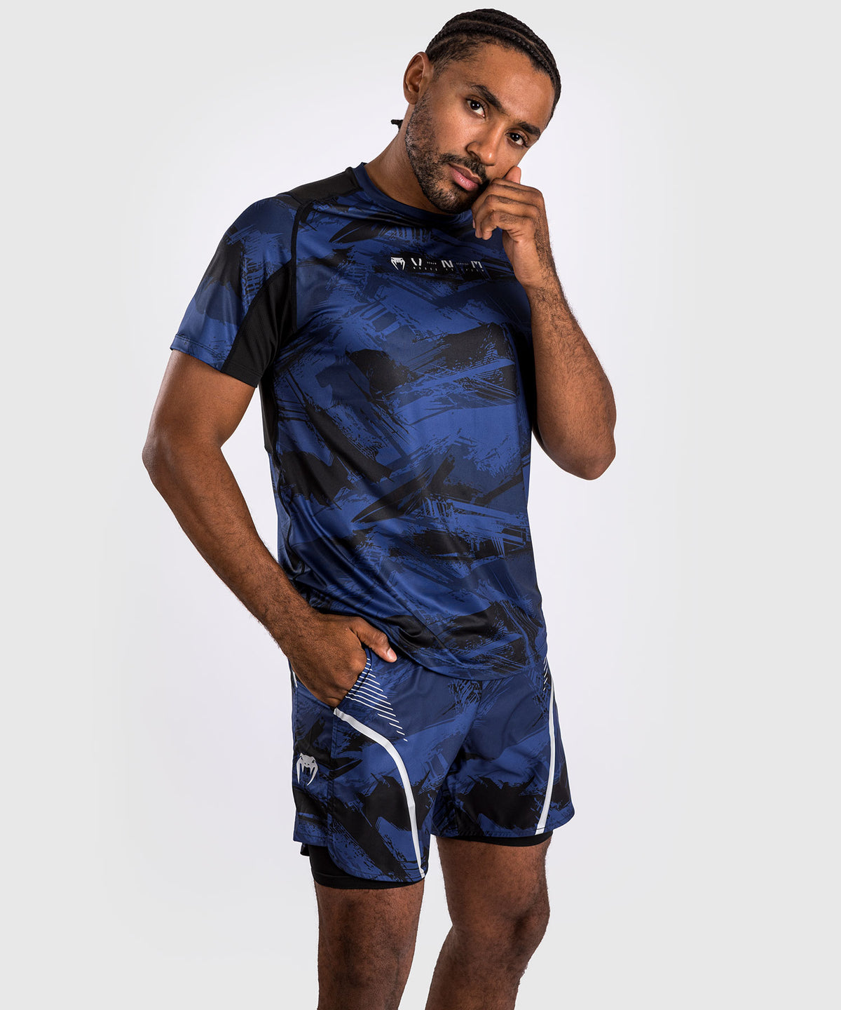 Venum Electron 3.0 Camiseta Dry-Tech - Azul marino