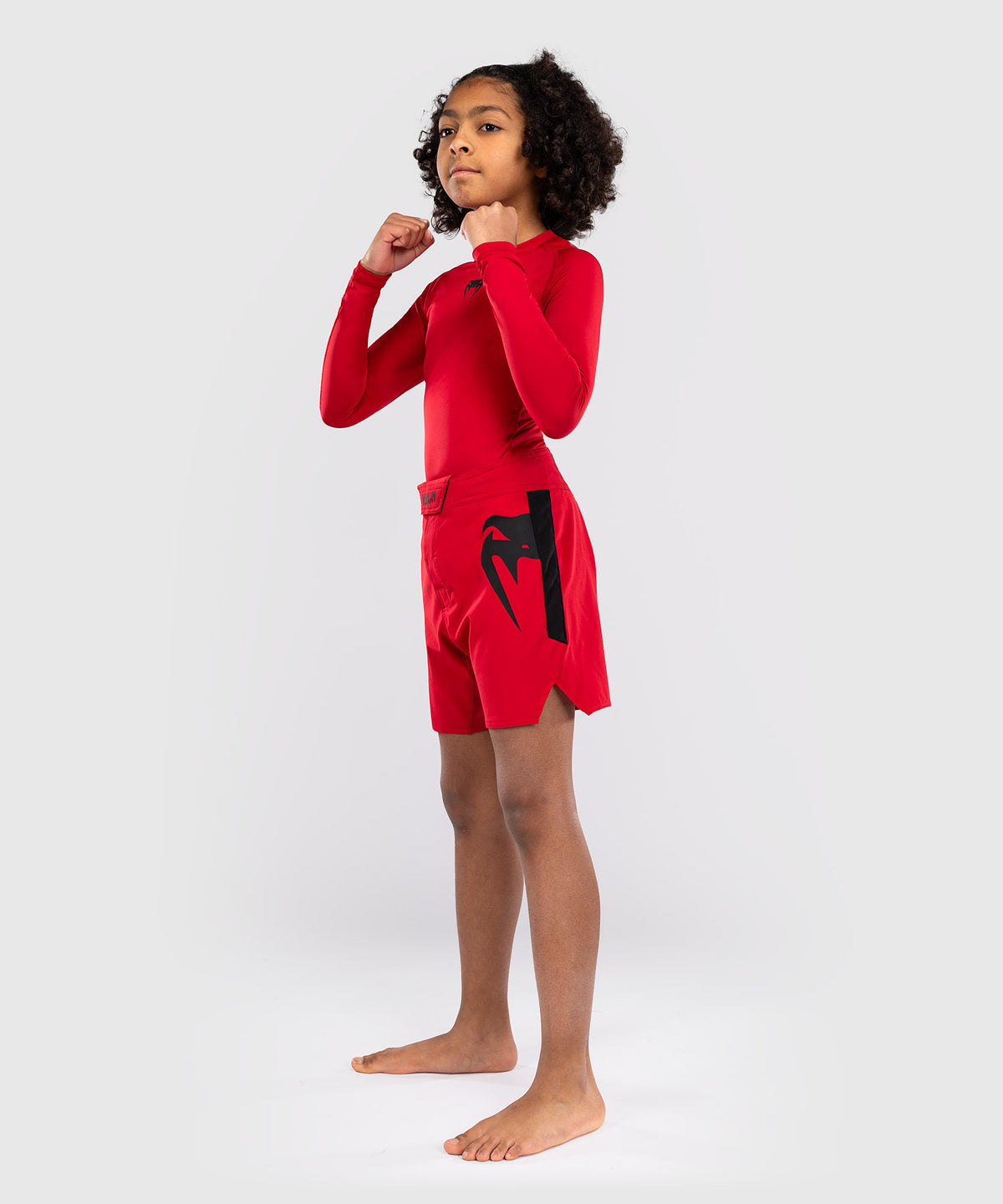 Venum Light Pantalón corto infantil Fight - Rojo cereza