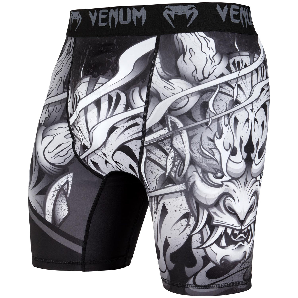 Venum Devil Vale Tudo Shorts - Weiß/Schwarz
