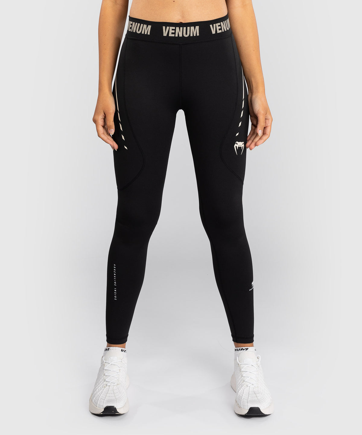 Legging Femme Venum Adrenaline – Noir/Ivoire
