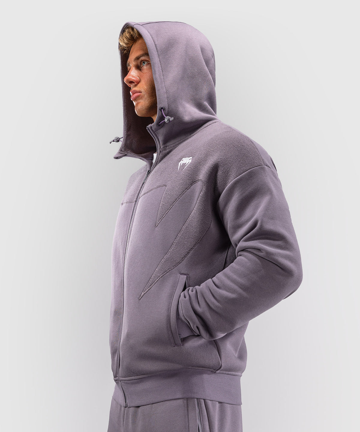 Venum Attack Fleece & Weave Trainingsjacke - Lavendelgrau