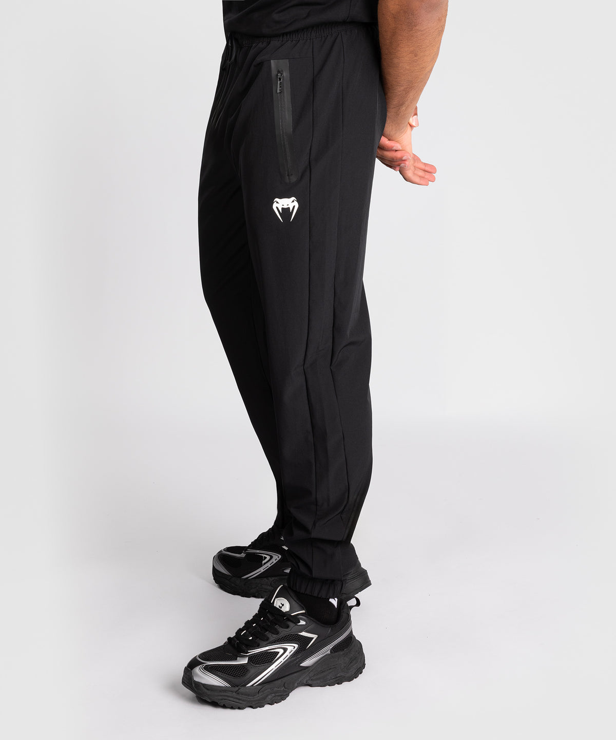 Venum Adrenaline Pantaloni da allenamento – Nero/Grigio Argento
