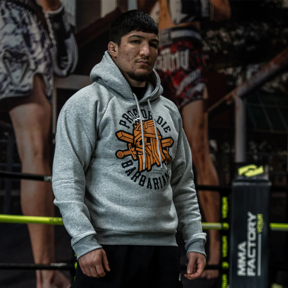 Pride Or Die Barbarians Sudadera con Capucha - Grau