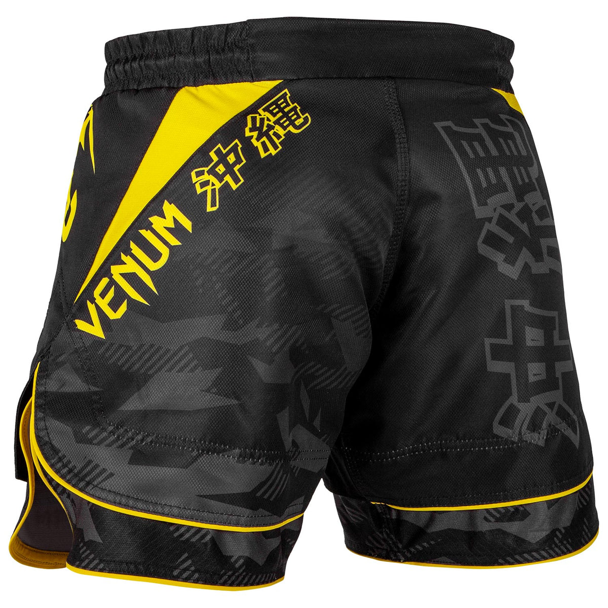 Fightshort court Venum Okinawa 2.0 - Noir/Jaune