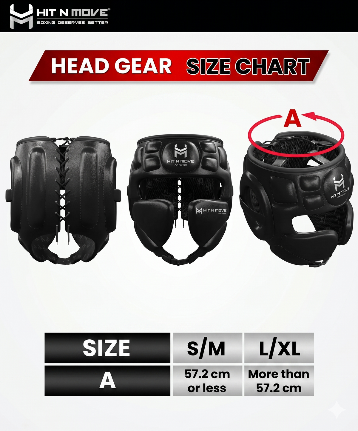 Hit N Move Air Armor Boxhelm - Weiß