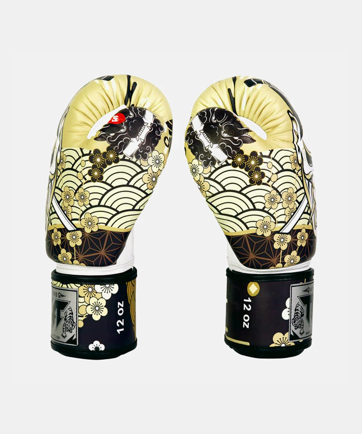 Tuff The White Oni Boxhandschuhe - Beige/Weiß