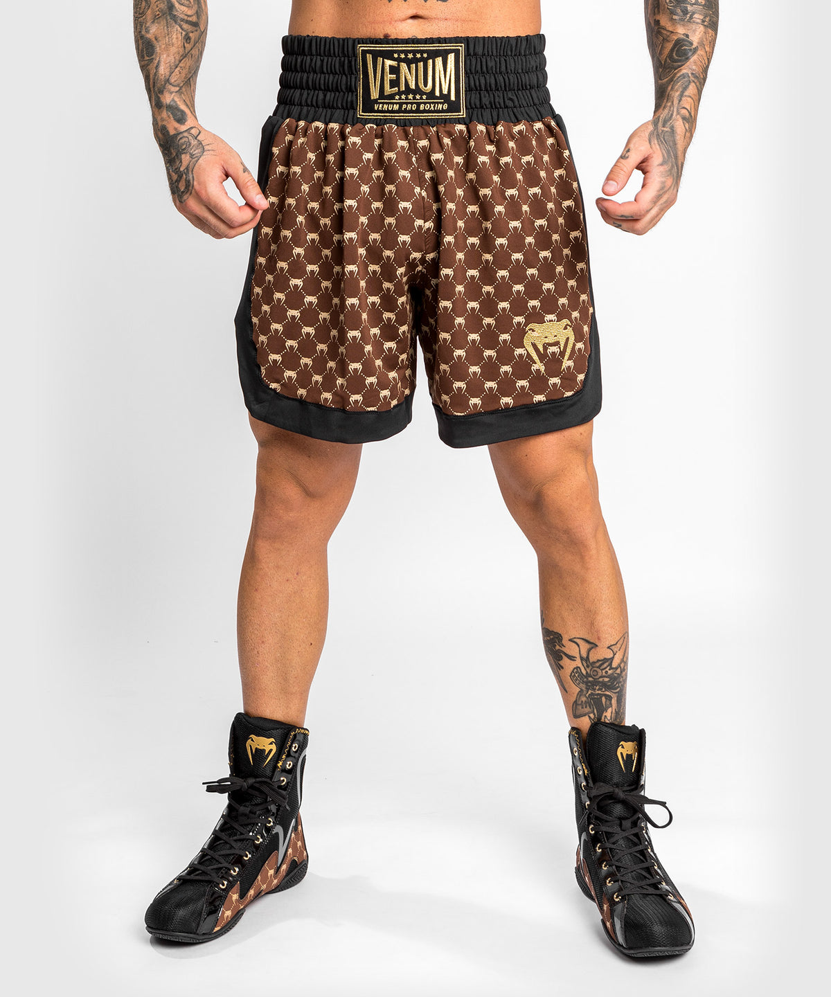 Venum Monogram Boxershorts - Schwarz/Braun