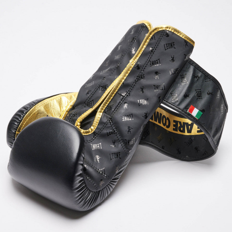 Leone DNA Boxhandschuhe - Schwarz/Gold