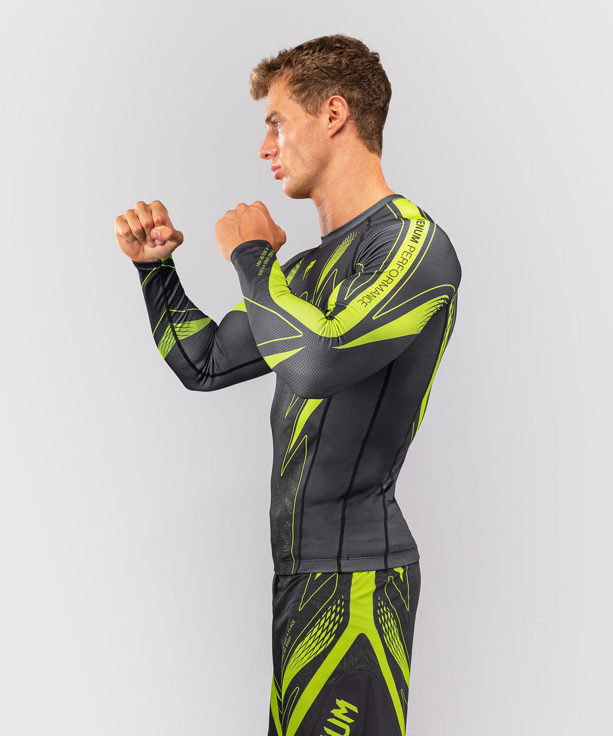 Venum Amazonia Reborn Long Sleeve Rashguard - Black/Green
