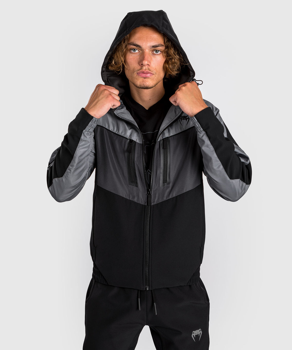 Venum Laser 3.0  Track Jacket - Negro/Gris