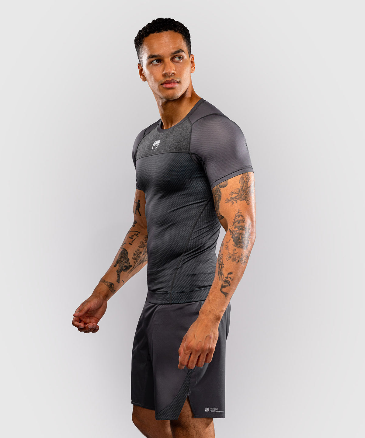 Venum G-Fit Scale Rashguard a maniche corte - Grigio