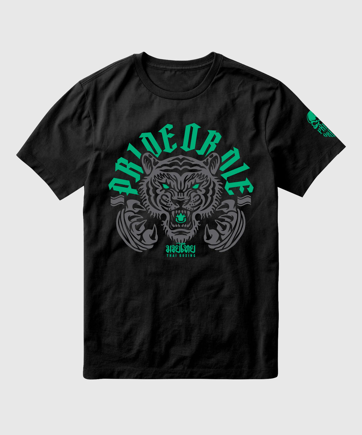 Pride Or Die Thaï Boxing Training T-shirt - Black