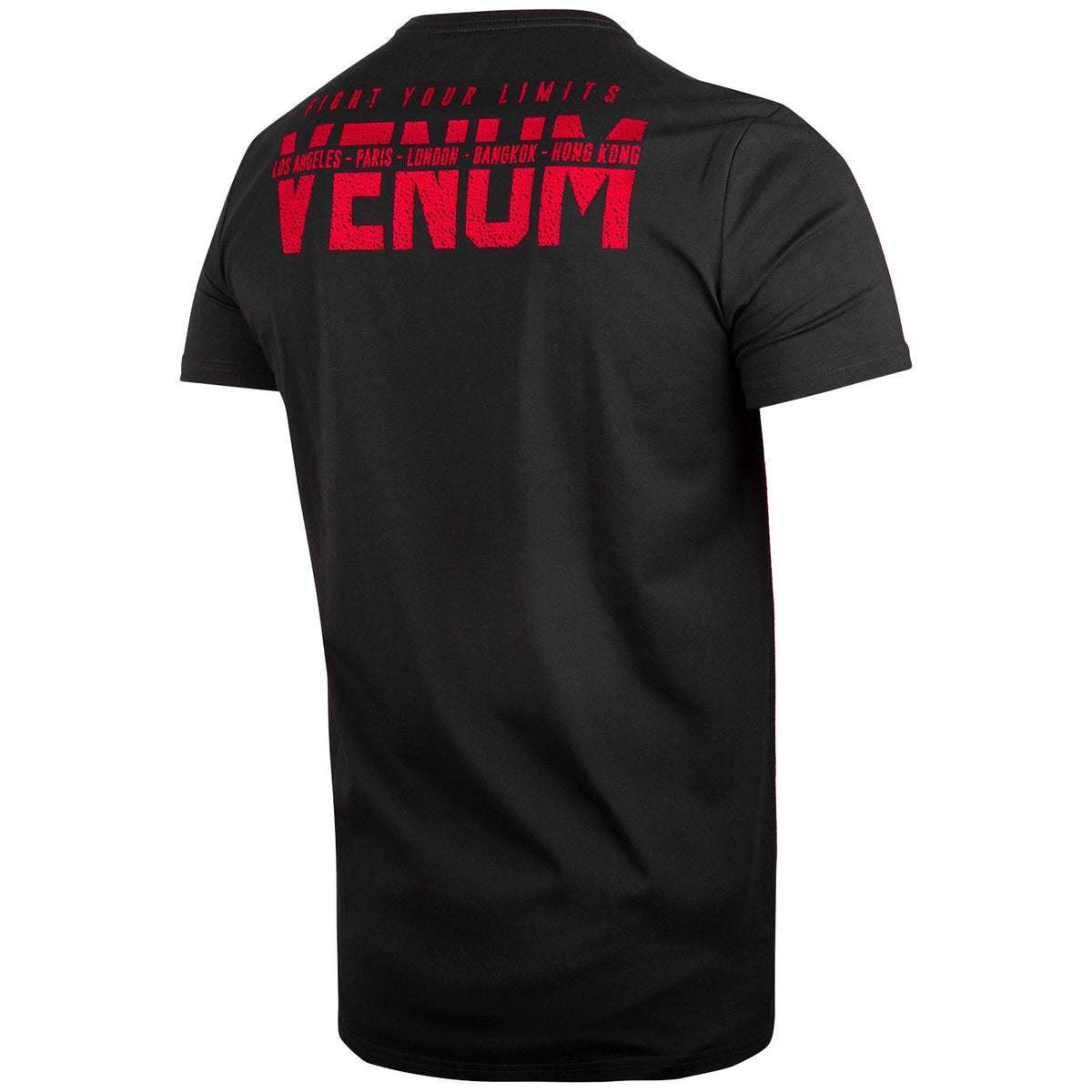 Camiseta Venum Mangas cortas - Negro/Rojo