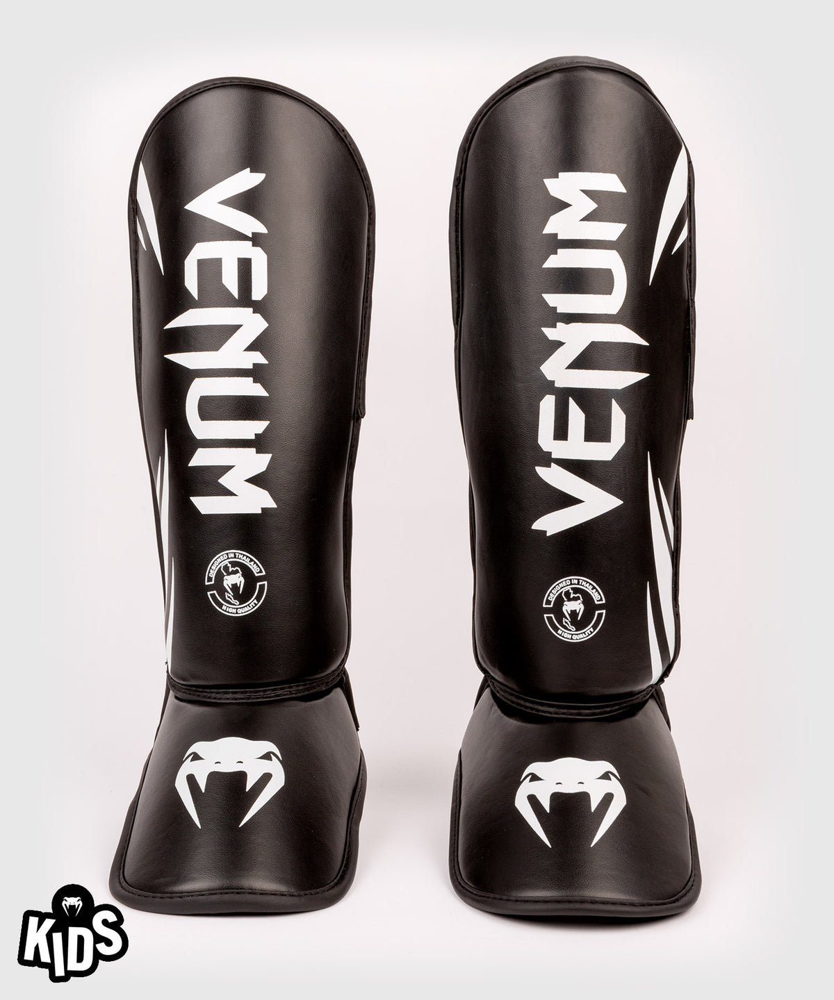 Espinilleras Venum Challenger - PARA NIÑOS - Negro/Blanco