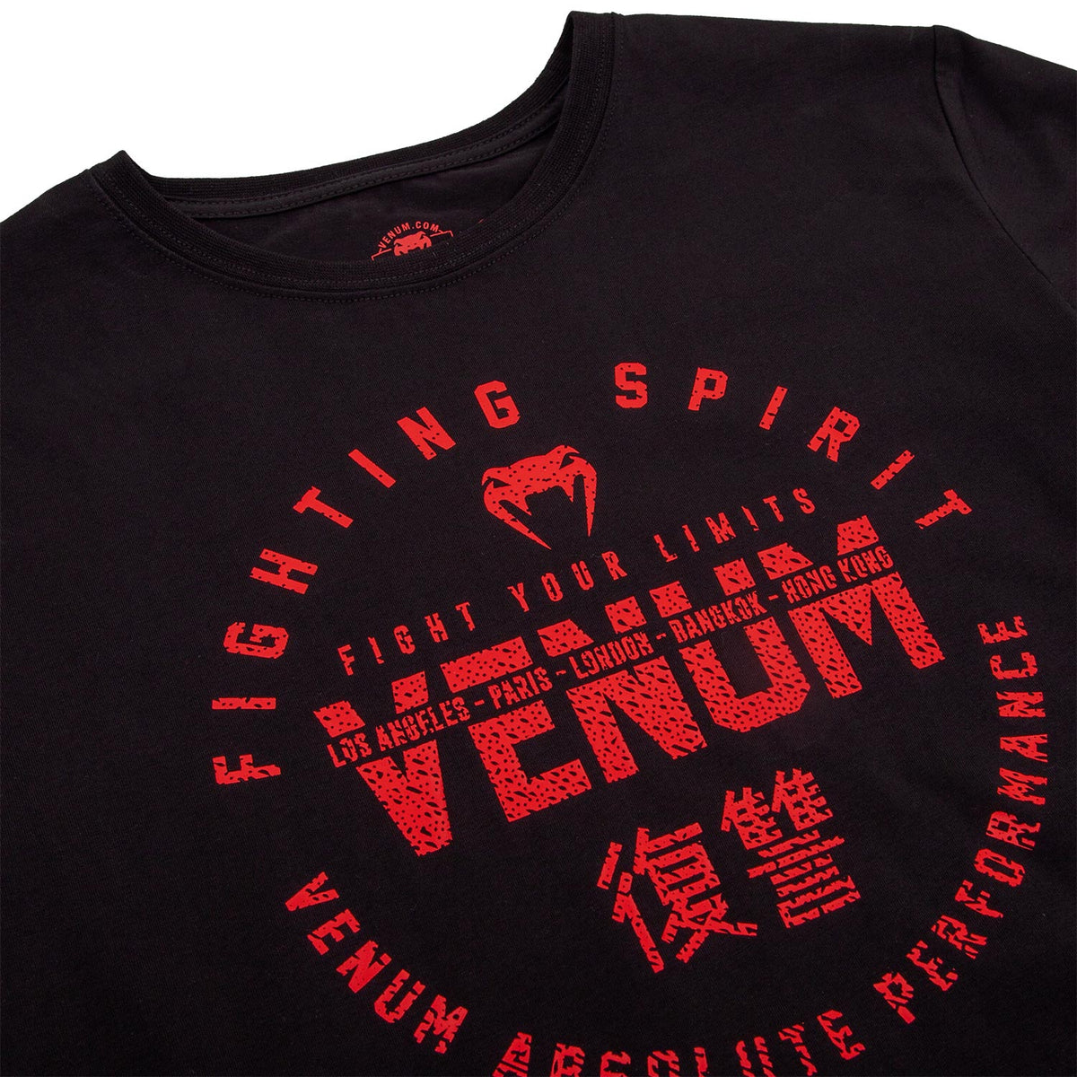 Venum Signature Kinder T-Shirt - Schwarz/Rot