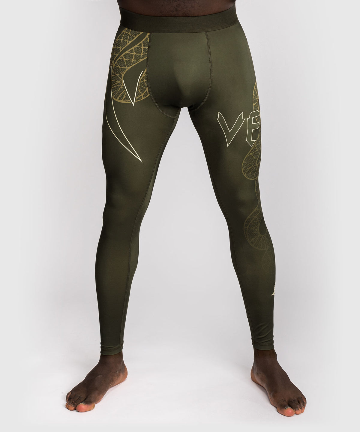 Venum Serpenti Spats – Khaki/Bronze/Ivory