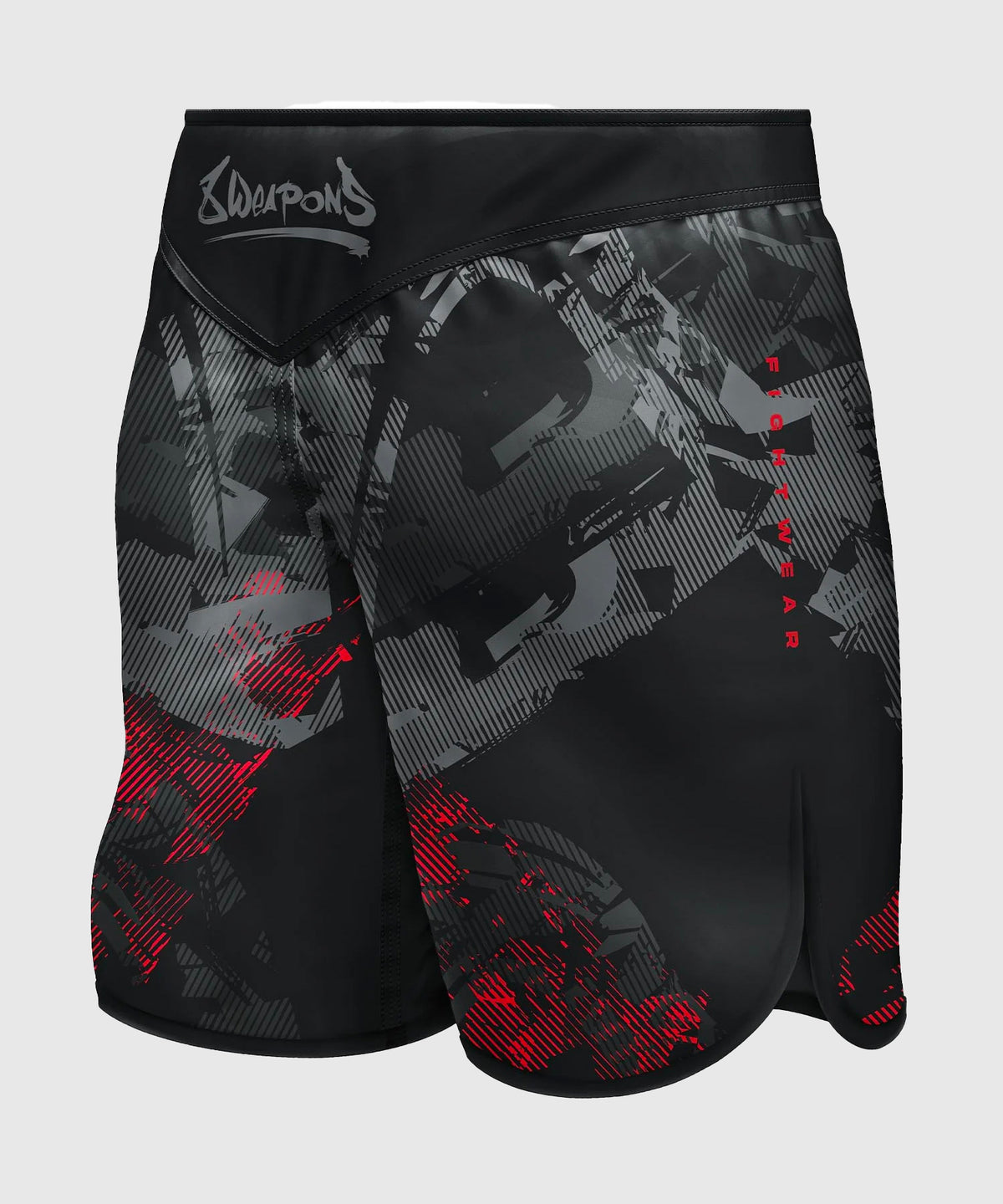 8 Weapons Hit 2.0 Fight Shorts - Black
