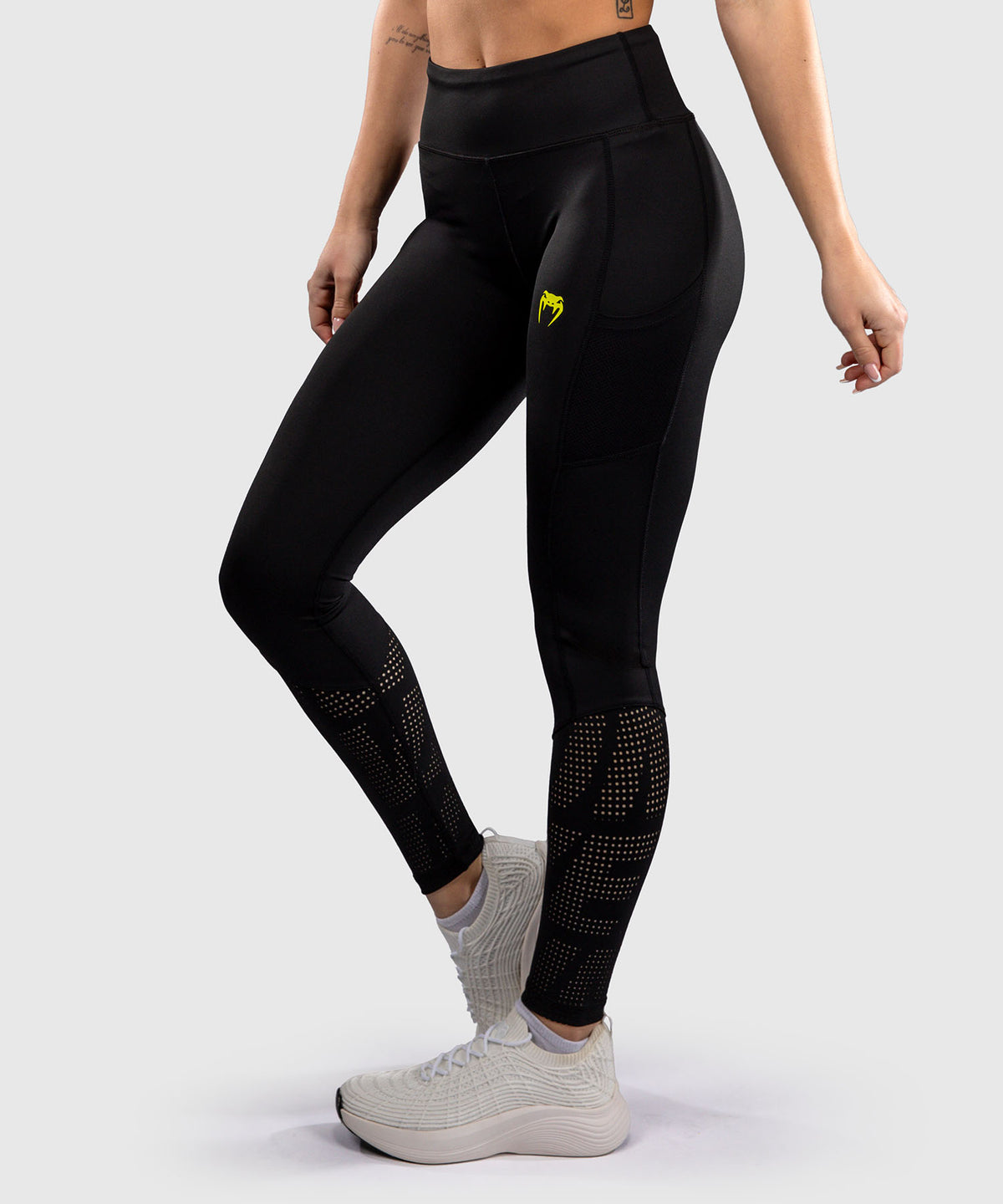 Venum Lazer Women's Leggings - Black/Yellow