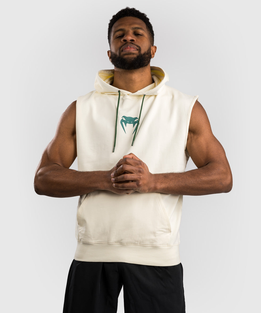 Venum Sparring Felpa senza maniche con cappuccio - Vaniglia