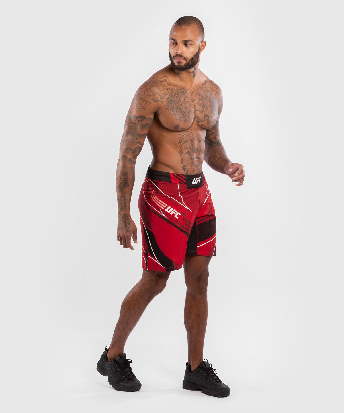UFC Herren Fightshorts Venum Authentic Fight Night - Long Cut - Rot