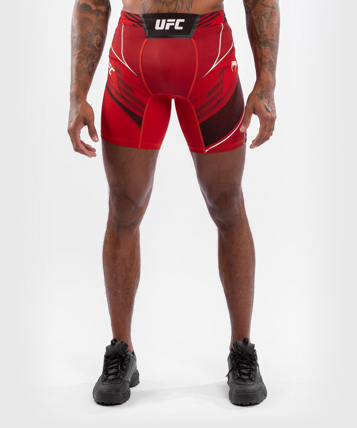 UFC Herren Kompressionsshorts Venum Authentic Fight Night - Long Cut - Rot