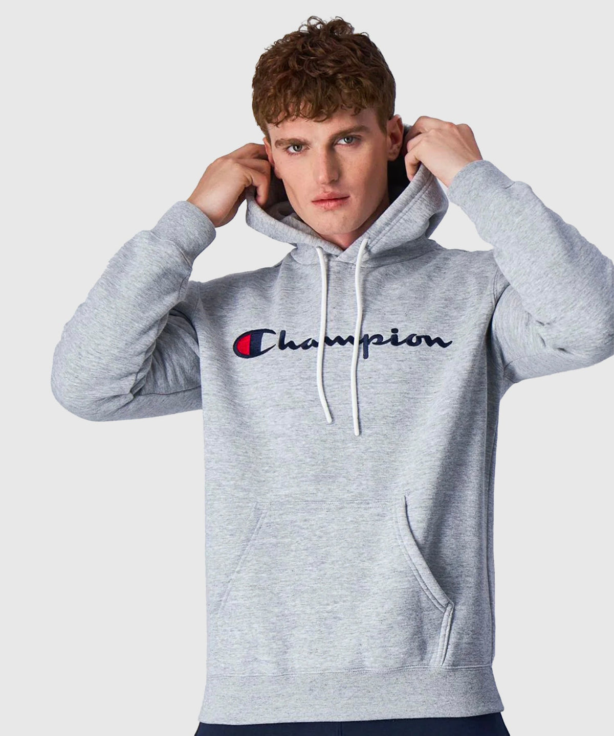 Champion Legacy Logo Sweatshirt – Grau