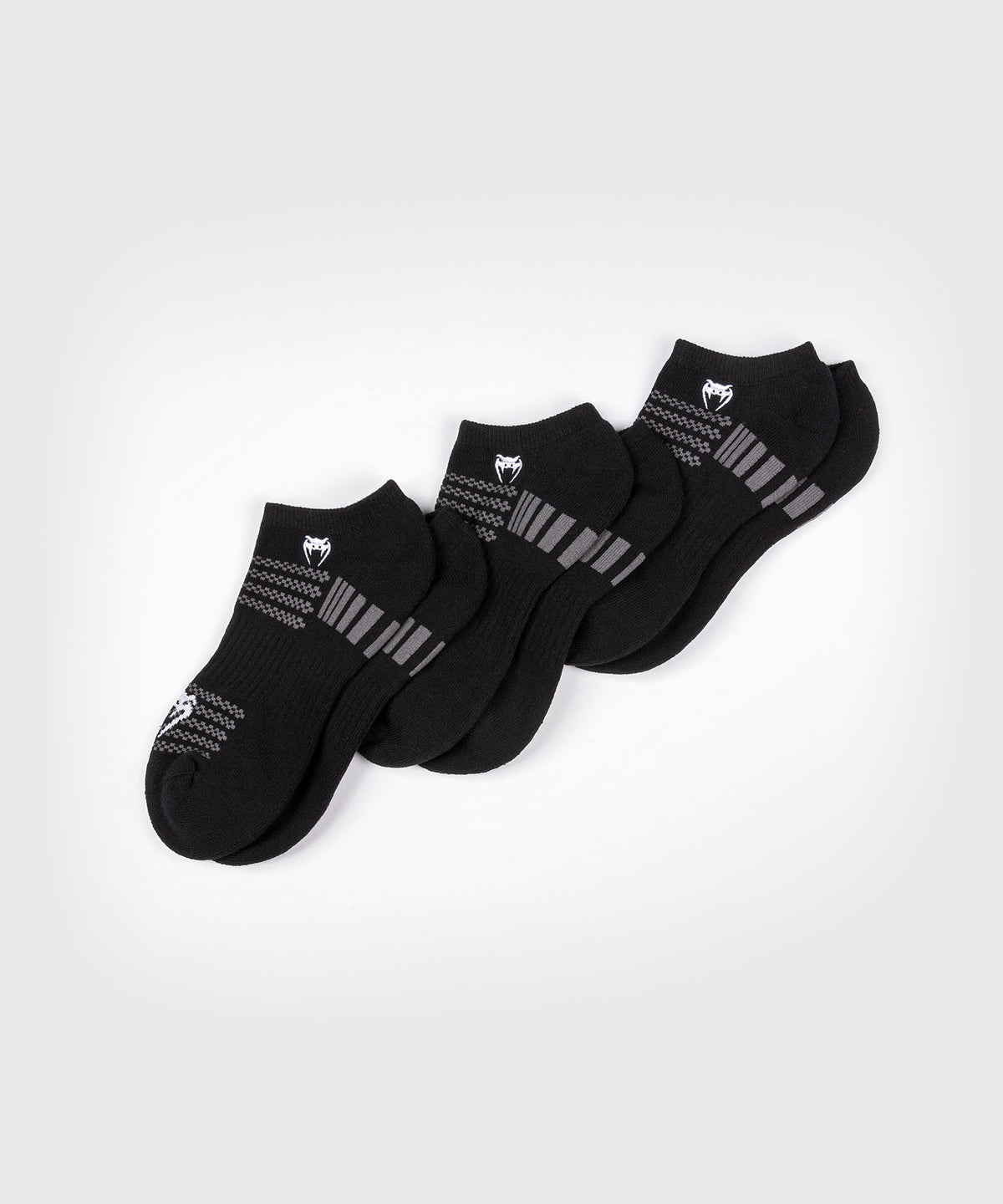 Venum Vector Invisible Socken 3er Pack - Schwarz/Grau