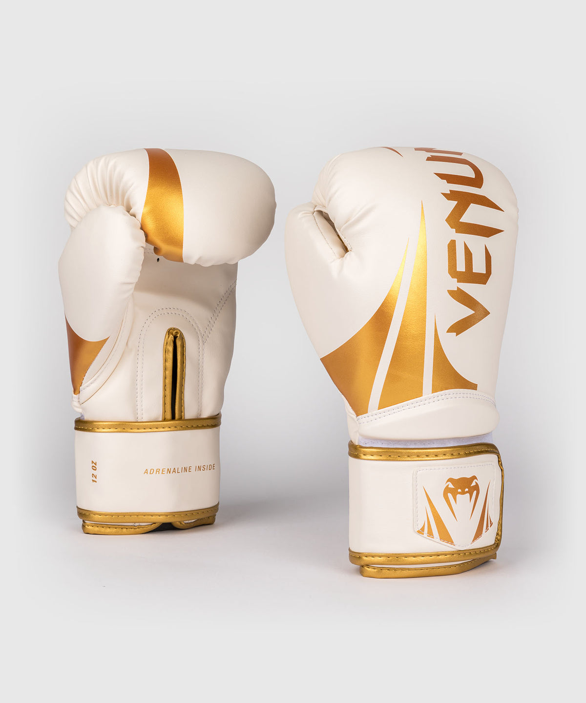 Venum Challenger 2.5 Boxing Gloves – White/Gold