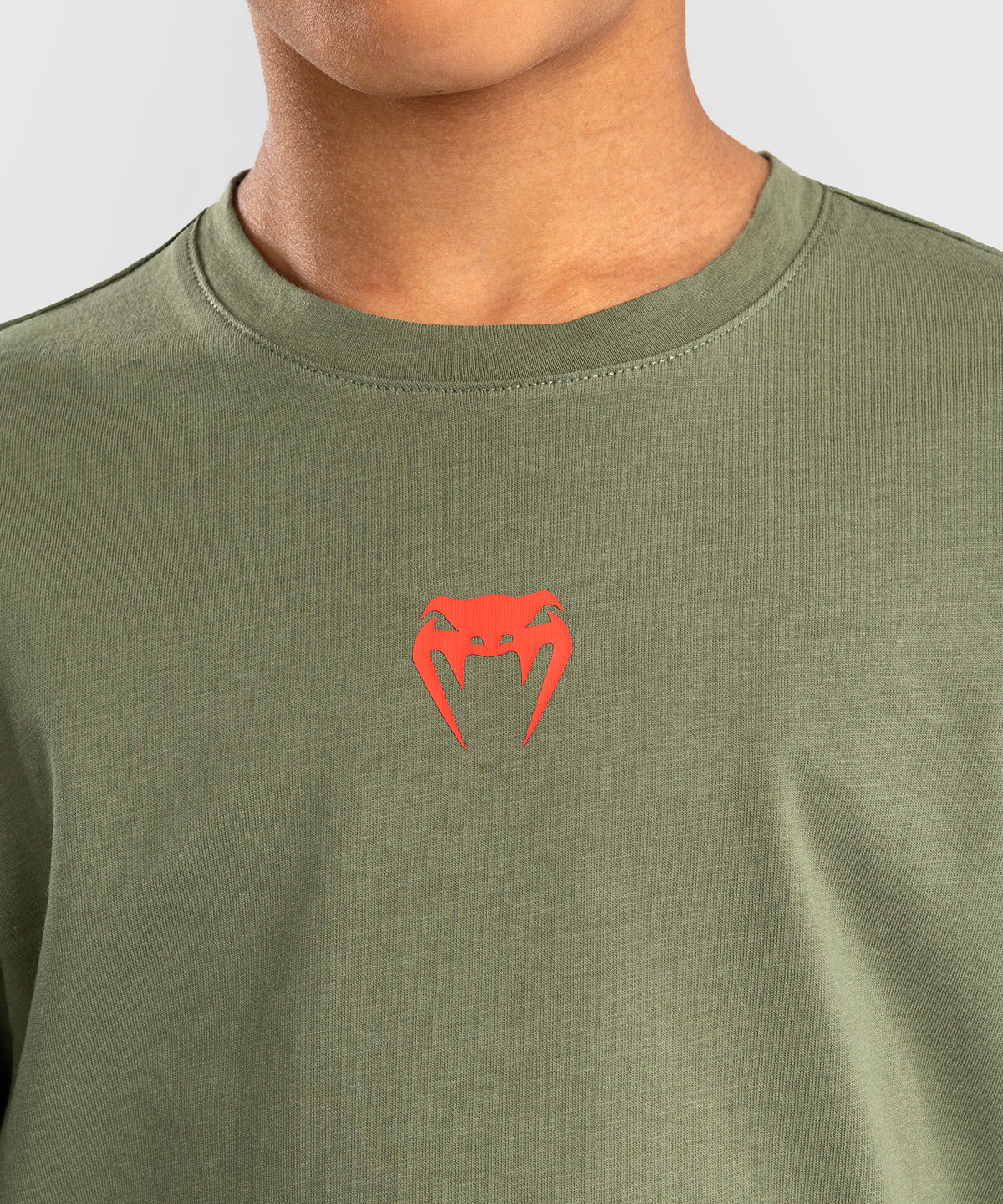 Venum Contender T-shirt per Bambini - Verde Militare/Arancione