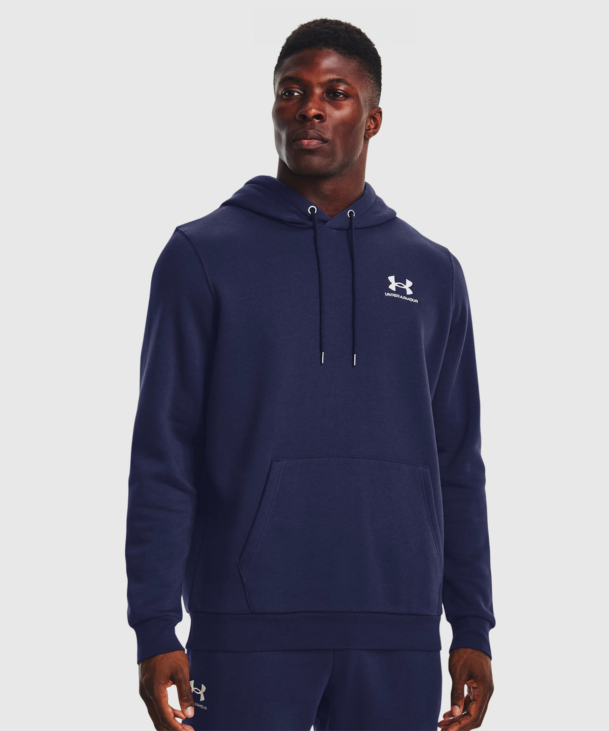 Under Armour Ua Essential Fleece Sudadera con Capucha – Azul Marino