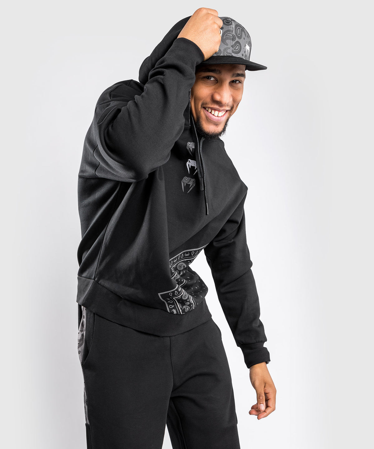 Sudadera con capucha Venum Cali 34 XL- Oversize - Negro
