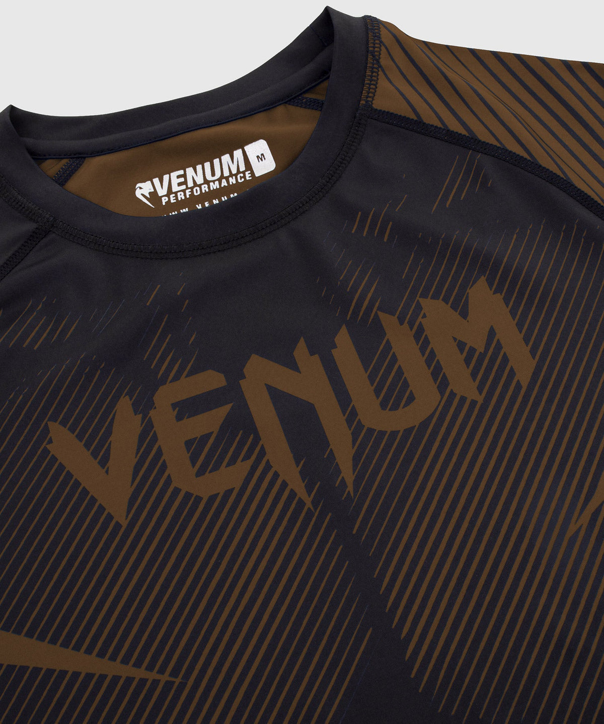 Rashguard Venum NoGi 2.0 - Manches Longues Approuvé IBJJF - Noir/Marron