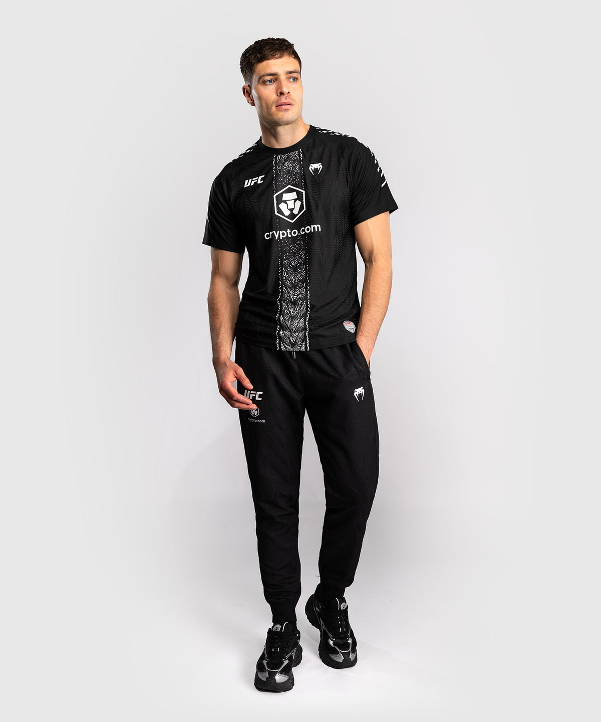 UFC Zenith by Venum Authentic Fight Night Maglia ufficiale Walkout Uomo - Nero