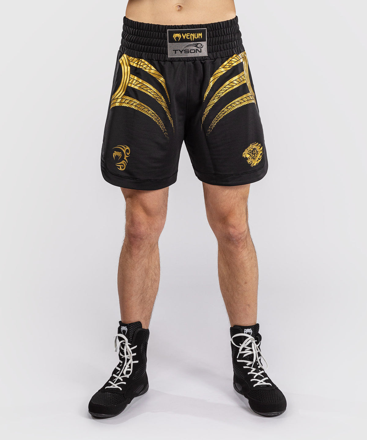 Venum x Mike Tyson Tiger Pantaloncini da Boxe - Nero/Oro