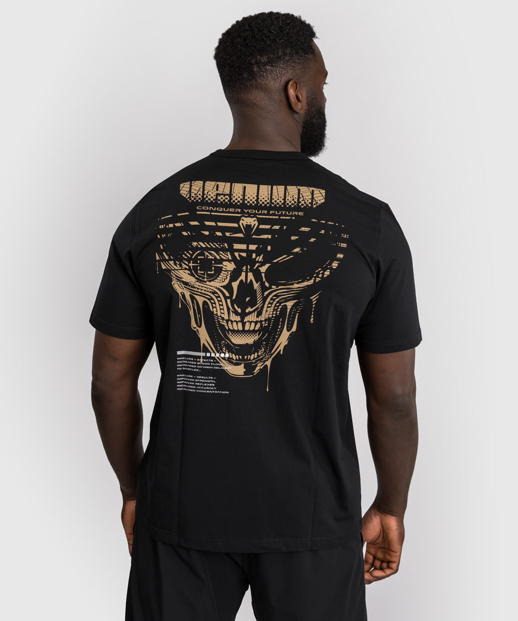 T-Shirt Venum Invader - Noir/Sable