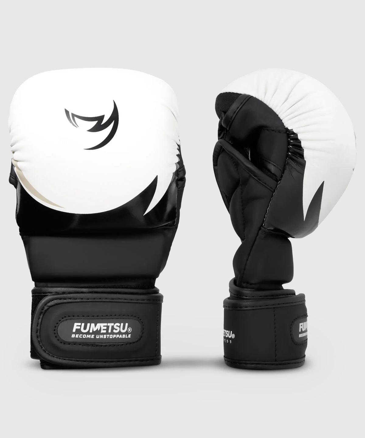 Gants de sparring MMA Ghost S3 Fumetsu - Blanc/Noir/Gris