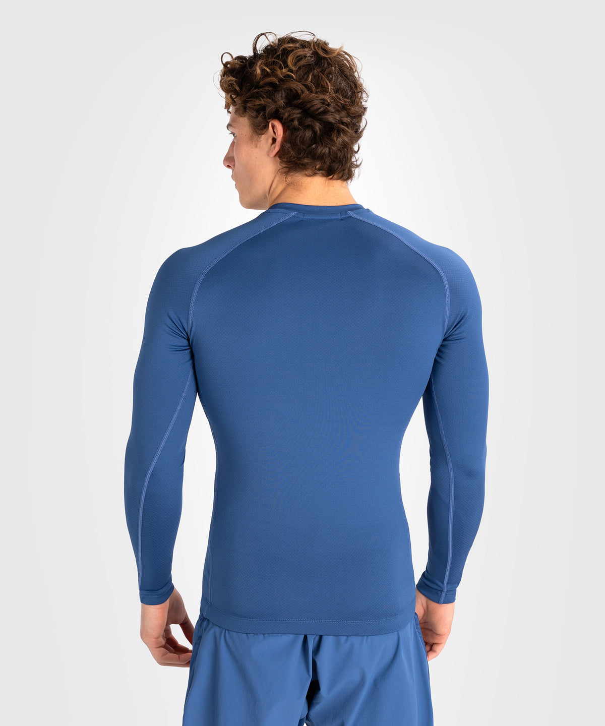 Venum Contender Herren Langärmeliger Rashguard - Blau