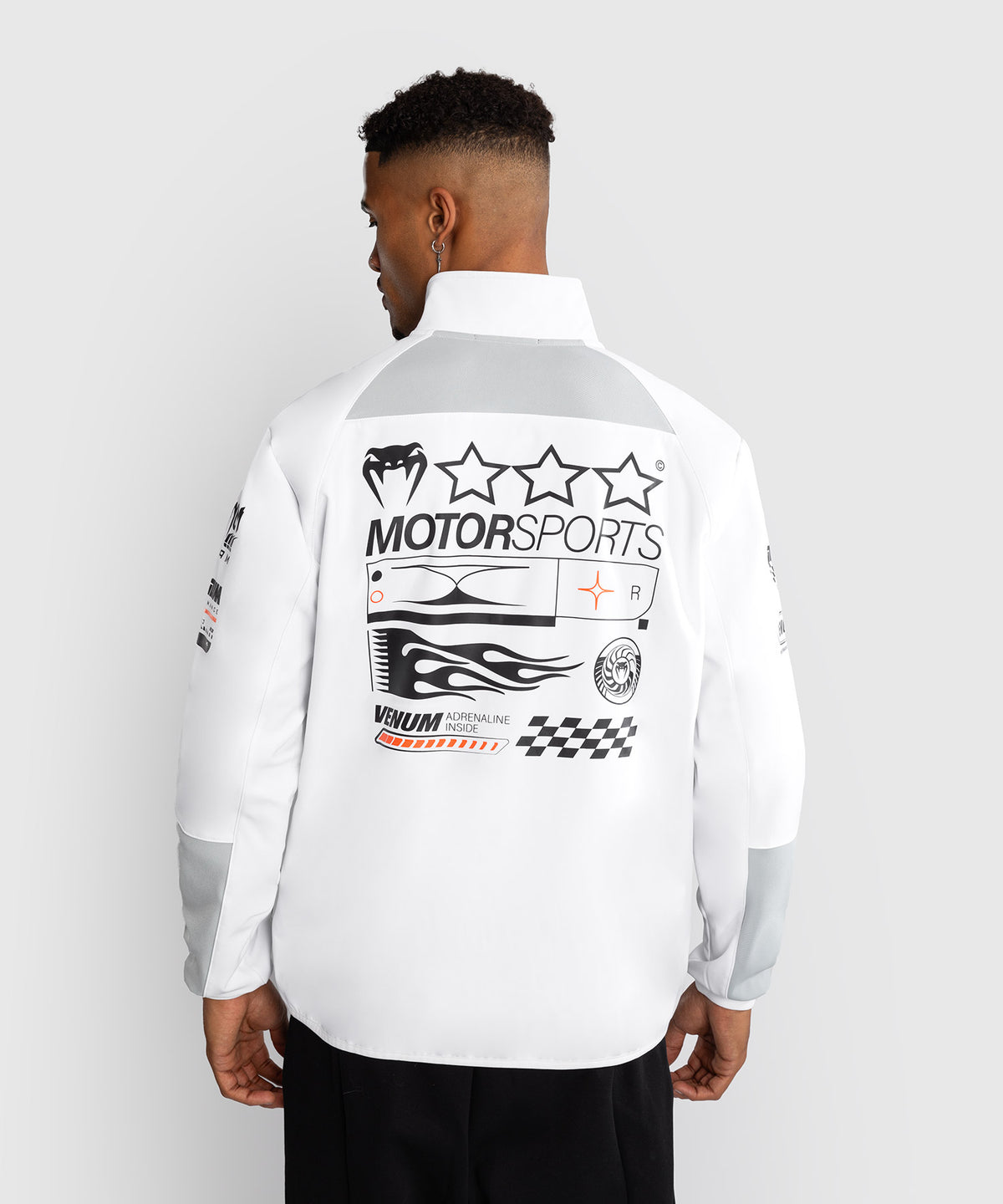 Venum Motorsport Giacca Softshell - Bianco Neve