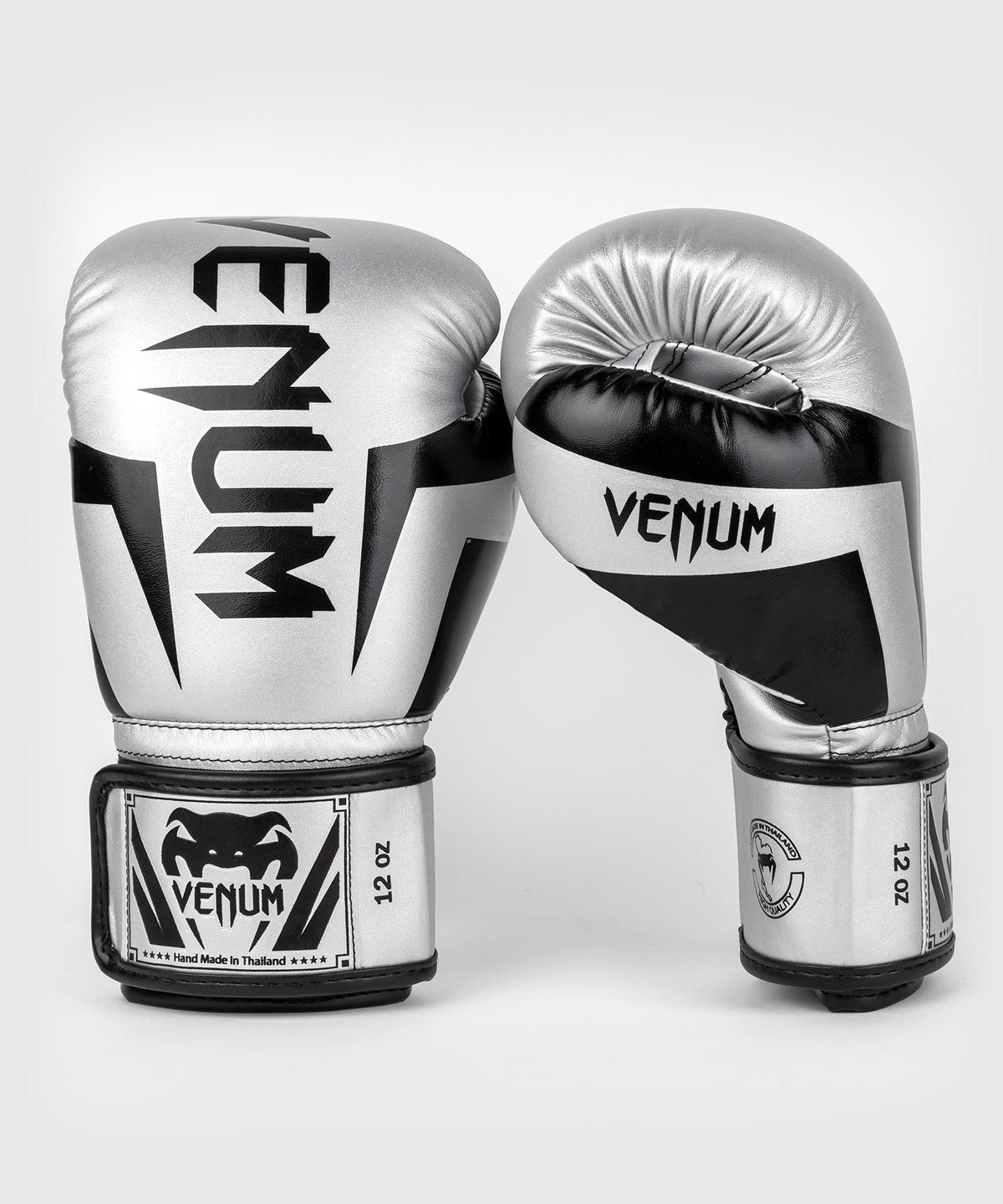 Venum Elite Guantes de boxeo - Plata/Negro