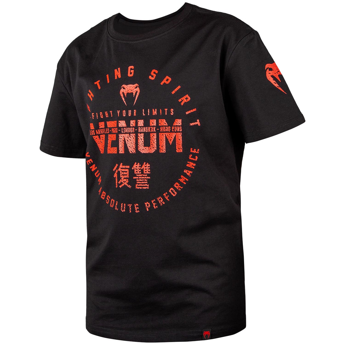 Venum Signature Kinder T-Shirt - Schwarz/Rot