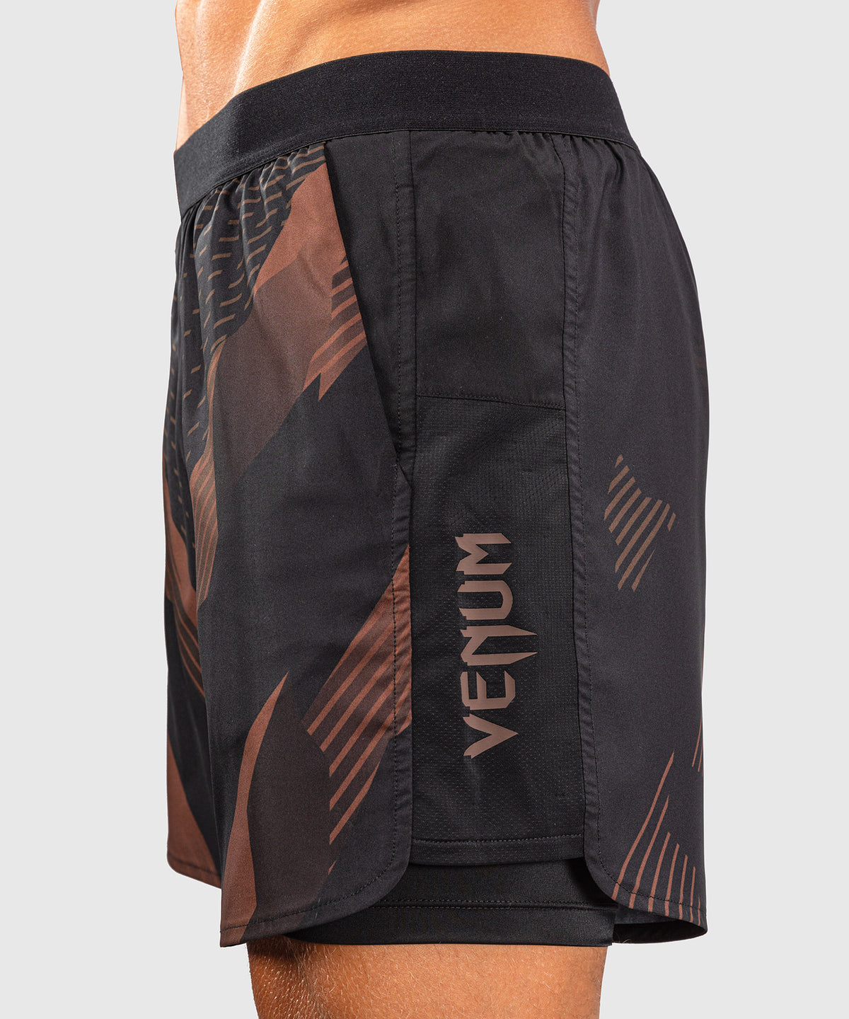 Venum No-Gi 6.0 Training Shorts - Black/Brown