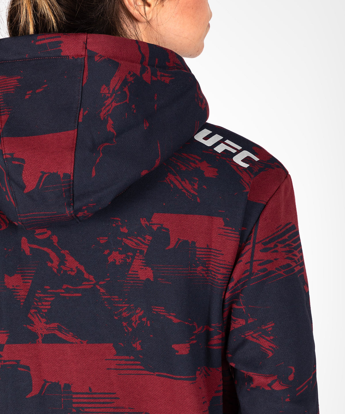 Women's UFC Zenith by Venum Burgundy Authentic Fight Week Pullover Hoodie