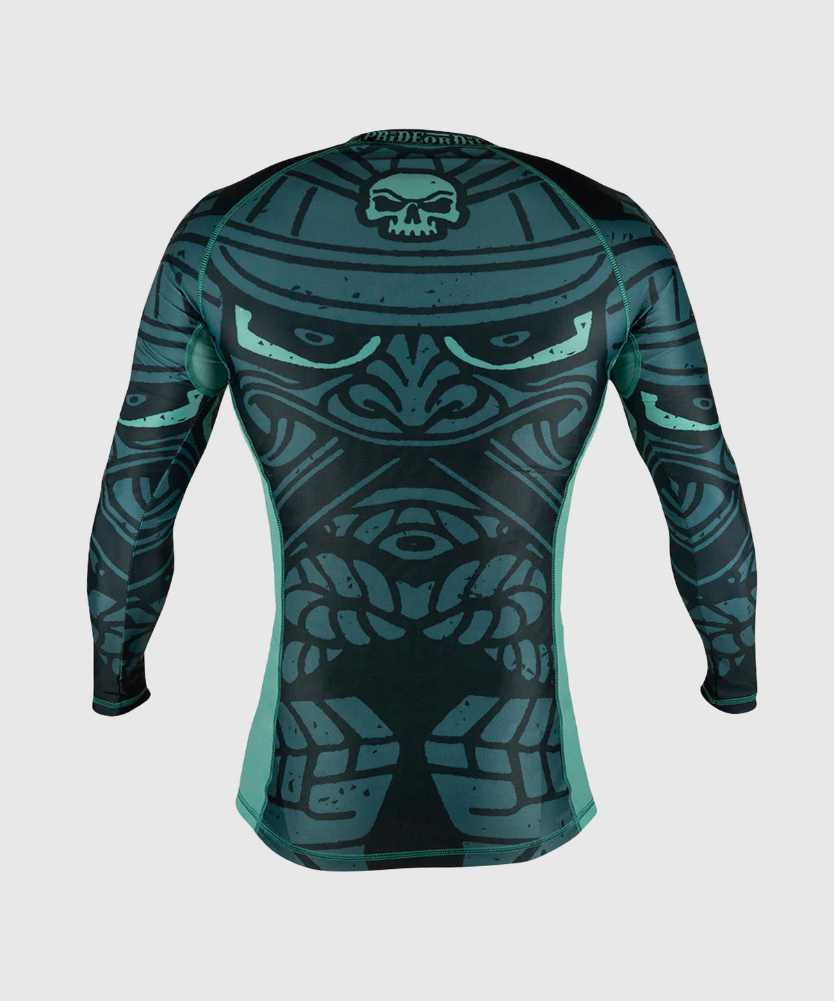 Pride Or Die Samurai Rashguard de Manga Larga - Negro