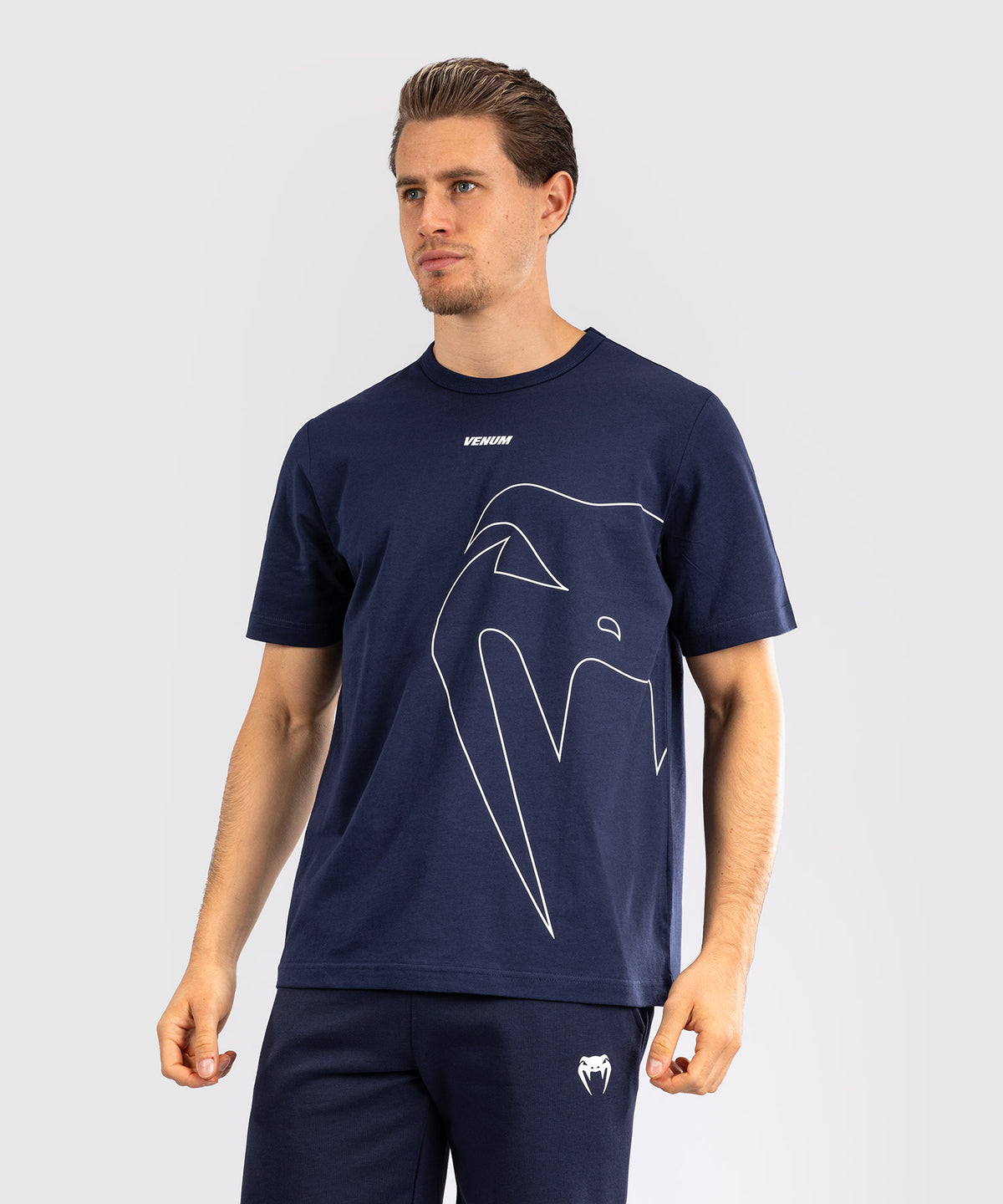 T-Shirt Venum Giant Connect pour Hommes - Bleu Marine