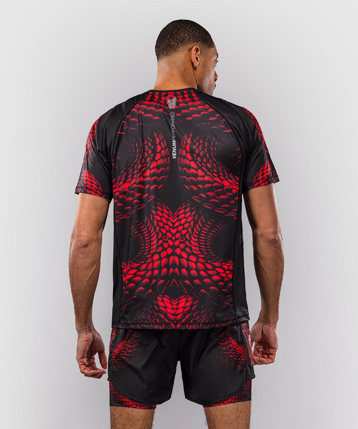 Venum Matupa Dry Tech T-Shirt - Black/Red/Silver