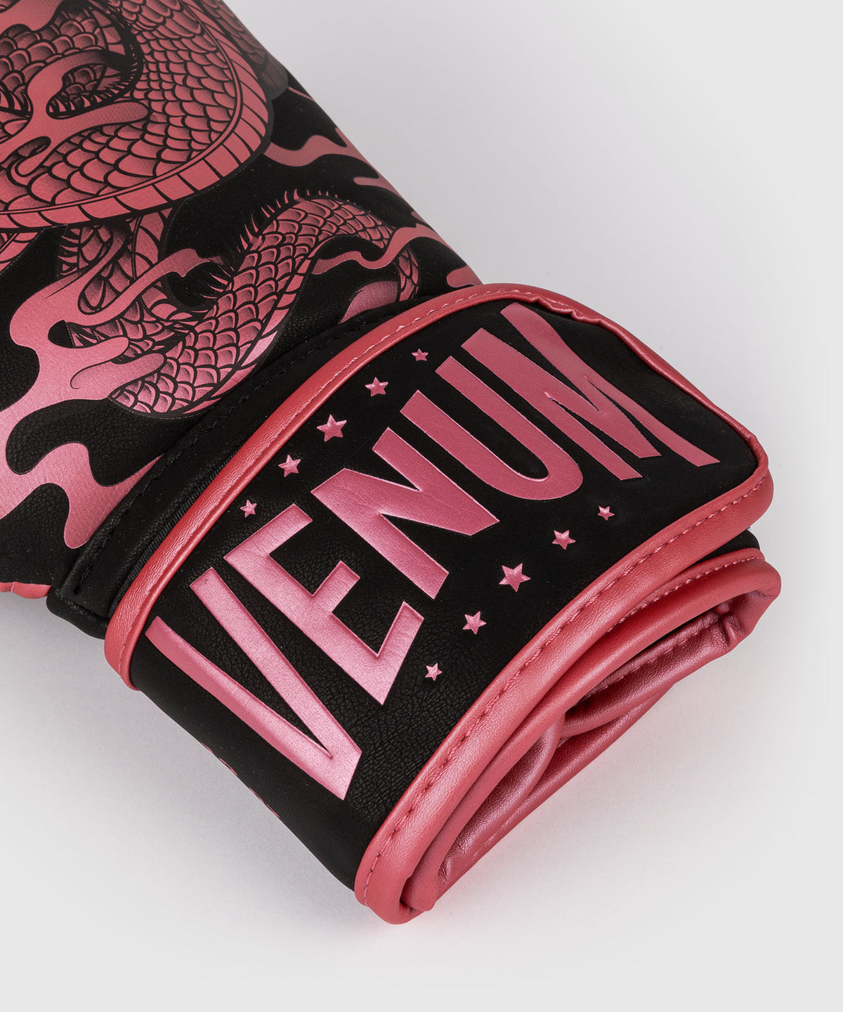 Venum Impact Dragon's Flight Boxhandschuhe - Schwarz / Metallic-Rosa